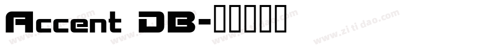 Accent DB字体转换